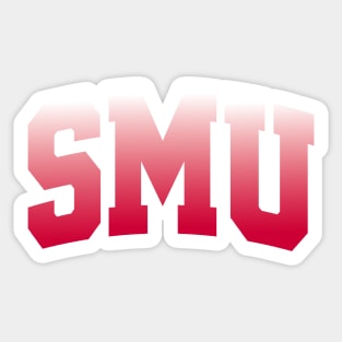 SMU Ombre Logo Sticker